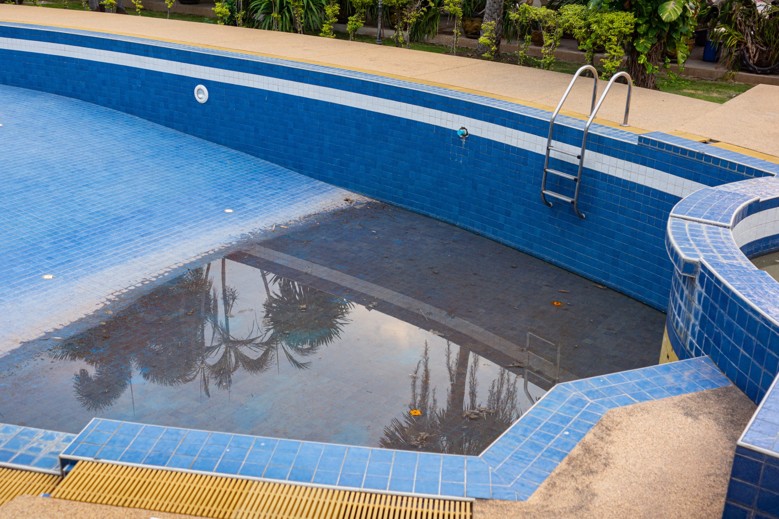 Pool leak and surface damage
